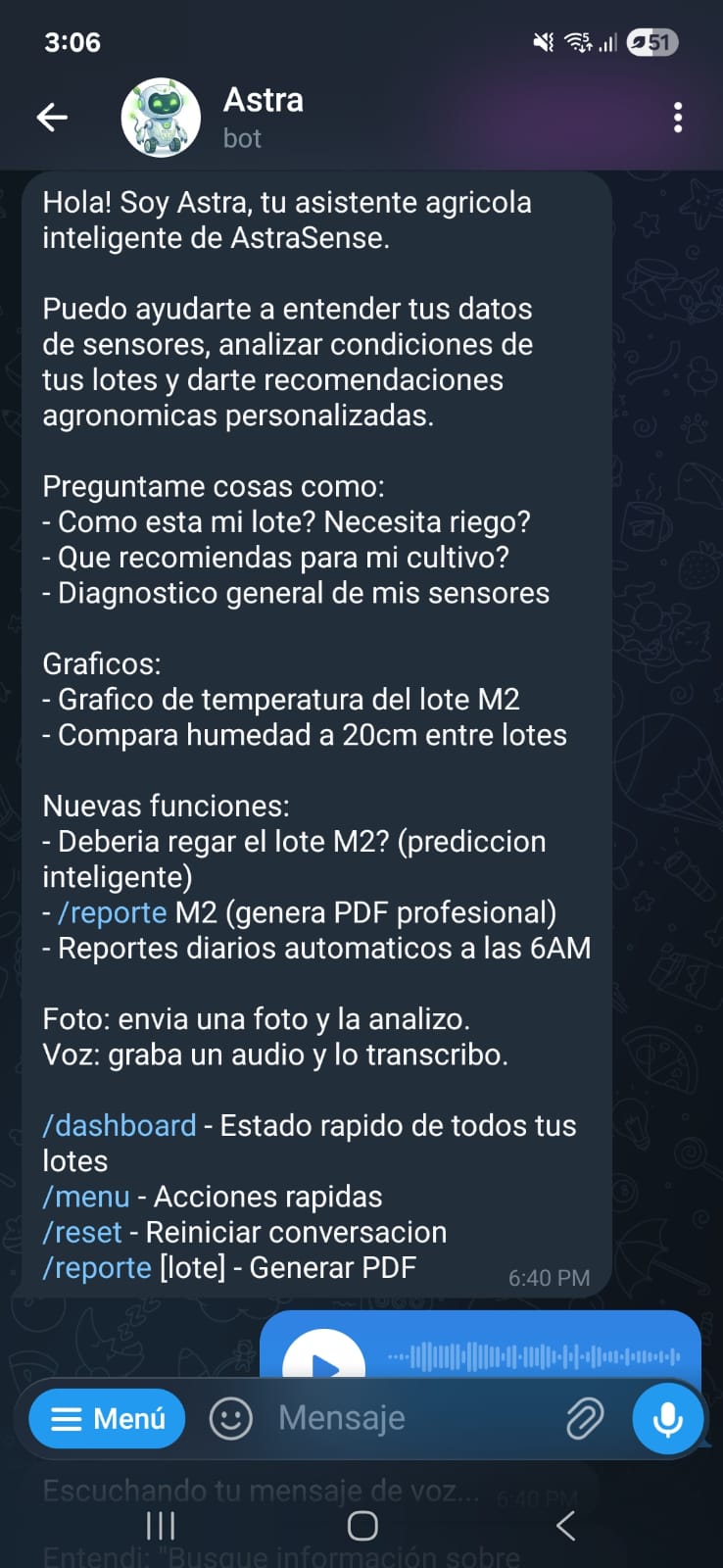 Trazabilidad - reporte de calidad